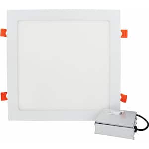 12 in. Canless 5000K Tunable CCT Remodel Ultra Slim Integrated LED Recessed Light Kit with White Trim (12-Pack)