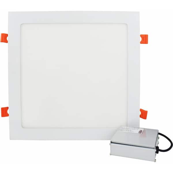 12 in. Canless 5000K Tunable CCT Remodel Ultra Slim Integrated LED Recessed Light Kit with White Trim (12-Pack)