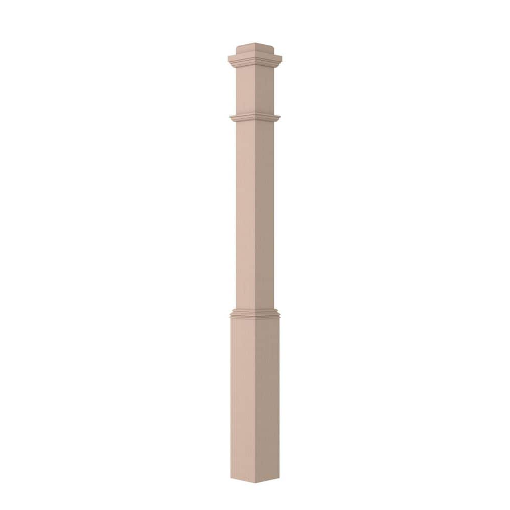 4.5 in. D x 4.5 in. W x 56 in. L Unfinished Maple Wood Box Newel price history on PriceWatchPro