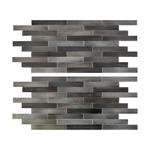 Distressed Mini Metal Gilded Silver 11.5 in. x 13.5 in. Metal Peel and Stick Tile (0.94 sq. ft./pack)