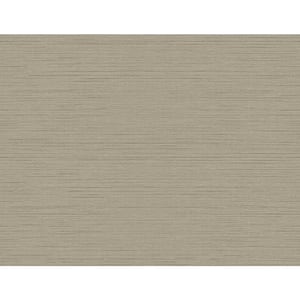 Agena Taupe Sisal Vinyl Strippable Wallpaper (Covers 60.8 sq. ft.)