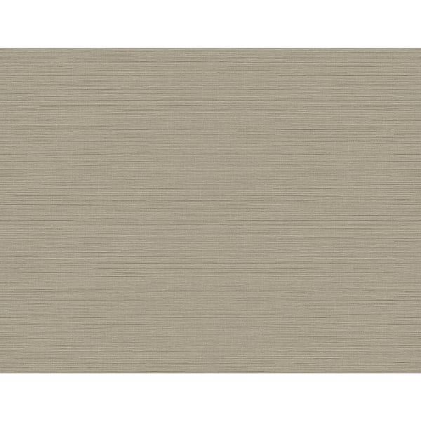 Kenneth James Agena Taupe Sisal Vinyl Strippable Wallpaper (Covers 60.8 sq. ft.)