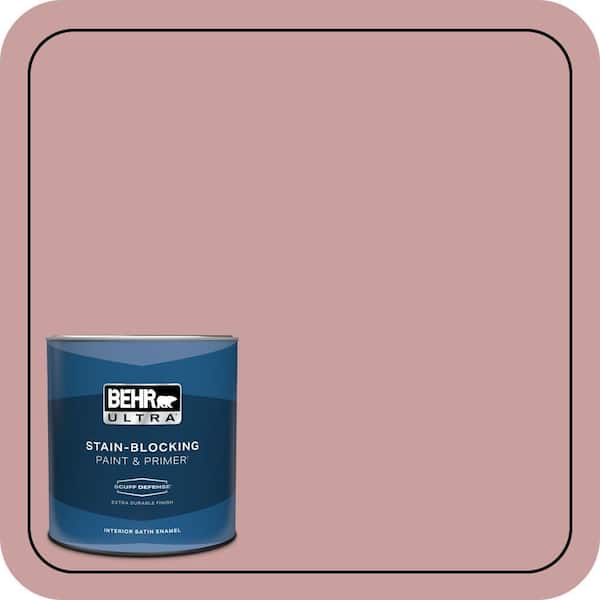 BEHR ULTRA 1 qt. #MQ1-13 Lady Guinevere Extra Durable Satin Enamel Interior Paint & Primer