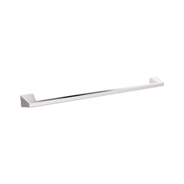 Blackrock 24 in. Wall Mounted Towel Bar in Polished Nickel