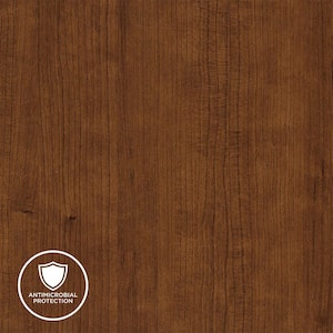 3 in. x 5 in. Laminate Sheet Sample in Shaker Cherry with Premium Textured Gloss Finish