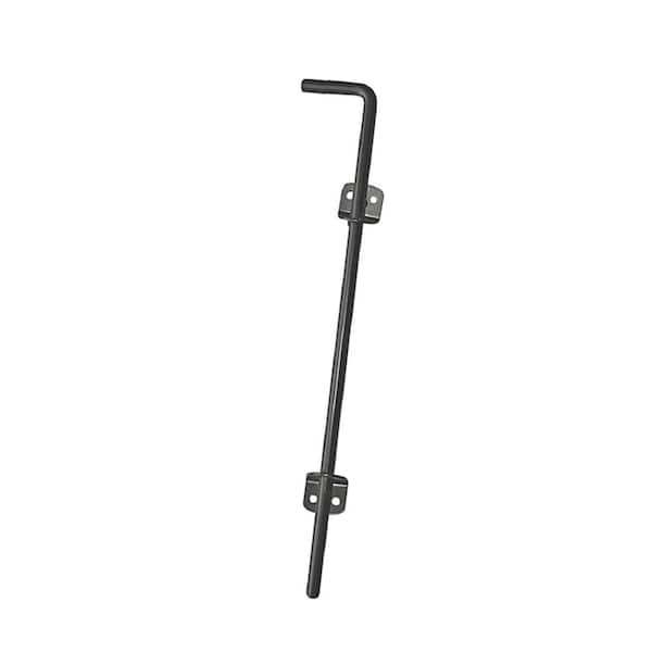 NUVO IRON 18 in. Black Cane Bolt (Hardware Included)