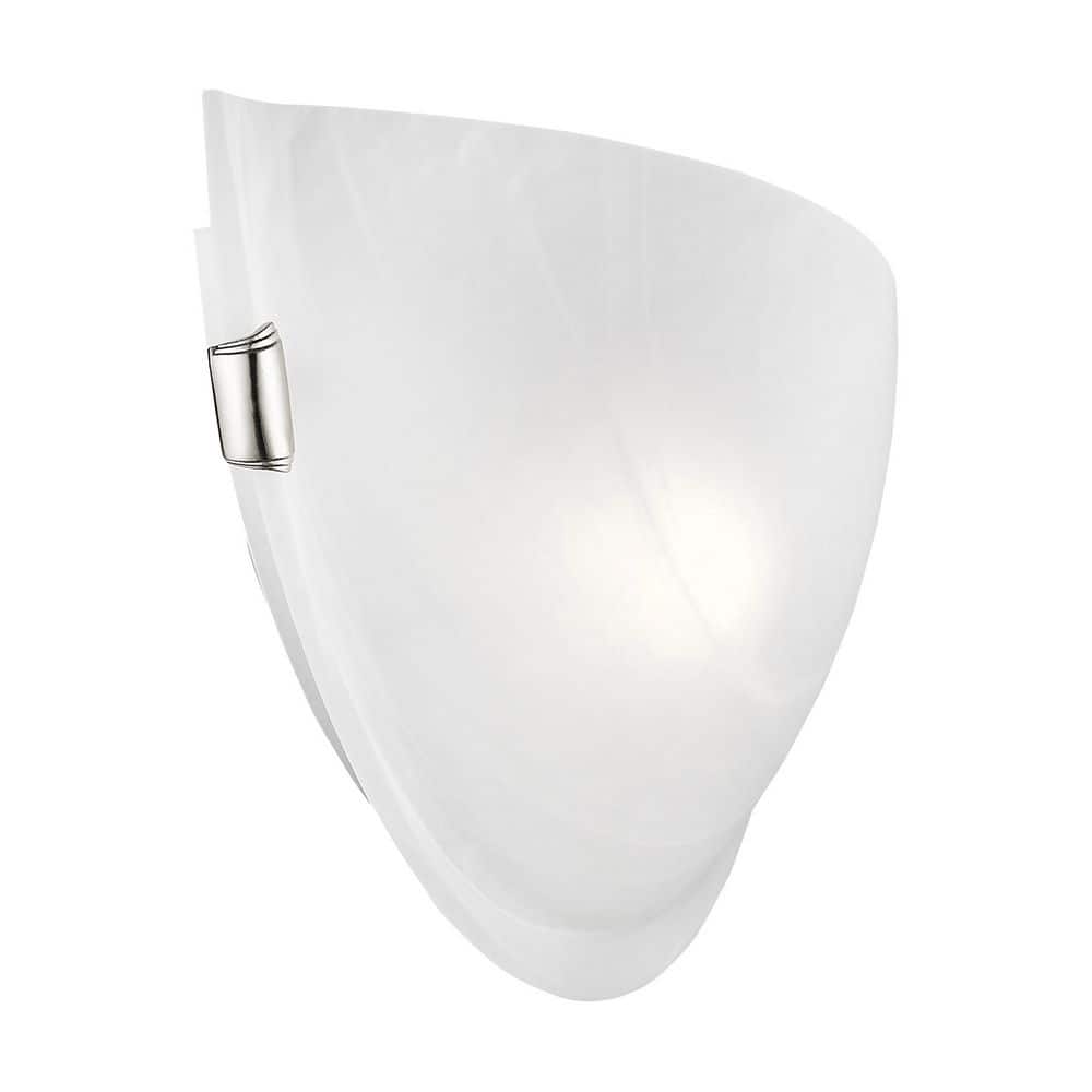 Contour Lines 8''x16'' Brushed Nickel Dimmable Wall Sconce