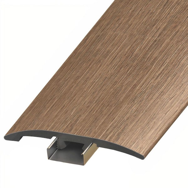 ASPEN FLOORING Kensley 1/4 in. Thick x 2 in. Width x 94 in. Length 3-in-1 T-Mold, Reducer, and End Cap Vinyl Molding