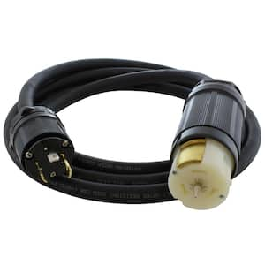 10 ft. Temp Power L5-30P 30 Amp 3-Prong Locking Plug to CS6364 50 Amp Connector