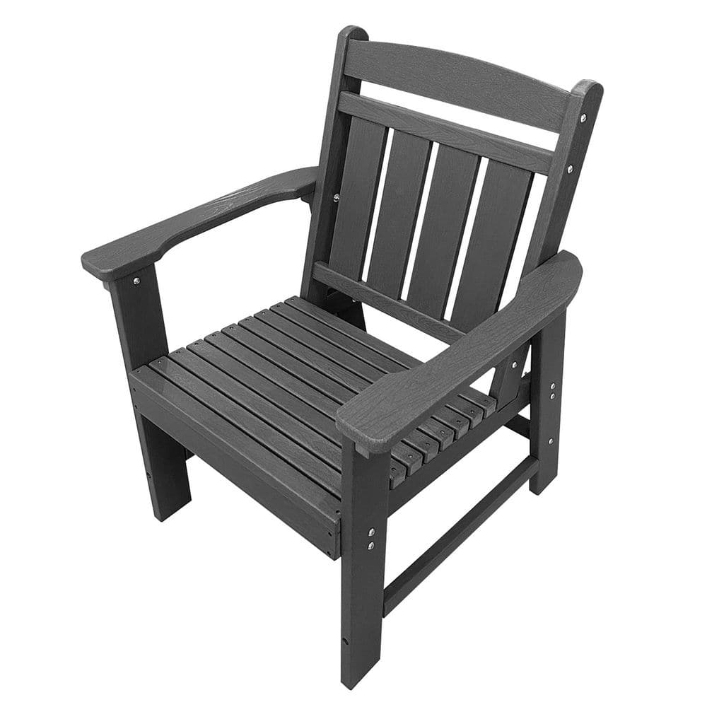 HDPE Outdoor Dining Chair, Slat Back, Heavy-Duty 600 lbs. Capacity, for Patio, Garden and Yard price history on PriceWatchPro