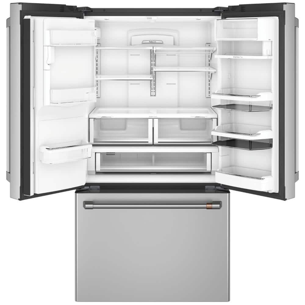 36" Stainless Steel French Door Smart Refrigerator with Hot Water Dispenser