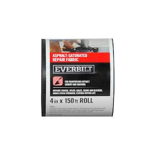 Roofing 0.0604 Gal. 4 in. x 150 ft. Asphalt Roof Coating Glass Fabric
