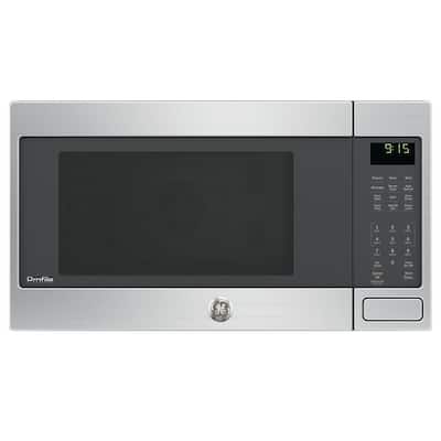 21.75 in. Width 1.5 cu. ft. Stainless Steel 1000-Watt Countertop Microwave with Convection