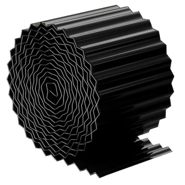 6in x 40ft Durable Corrugated Metal Edging Secure Hemmed Edge for Garden Lawn Flower Bed Yard