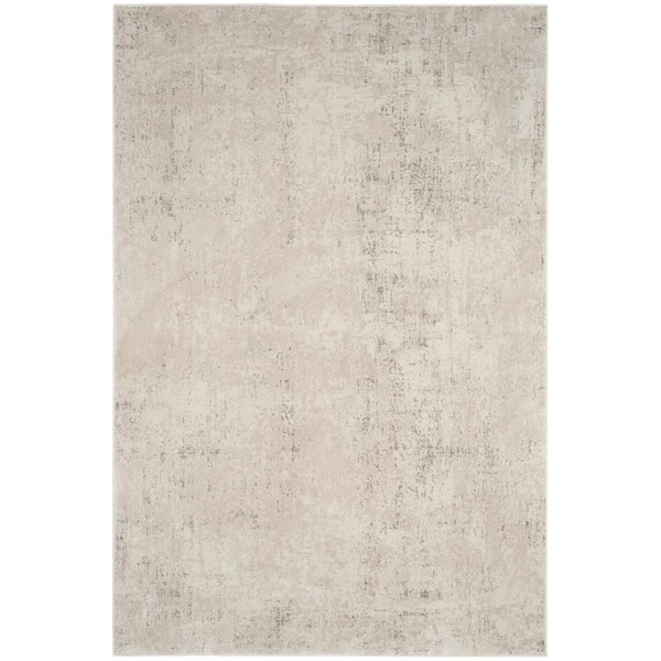 Princeton Beige/Cream 8 ft. x 10 ft. Solid Area Rug