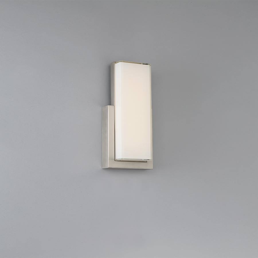Corbusier 15" Satin Nickel Dimmable LED Wall Sconce