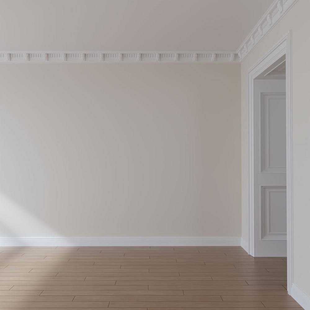 Classic White Polyurethane Dentil Crown Moulding