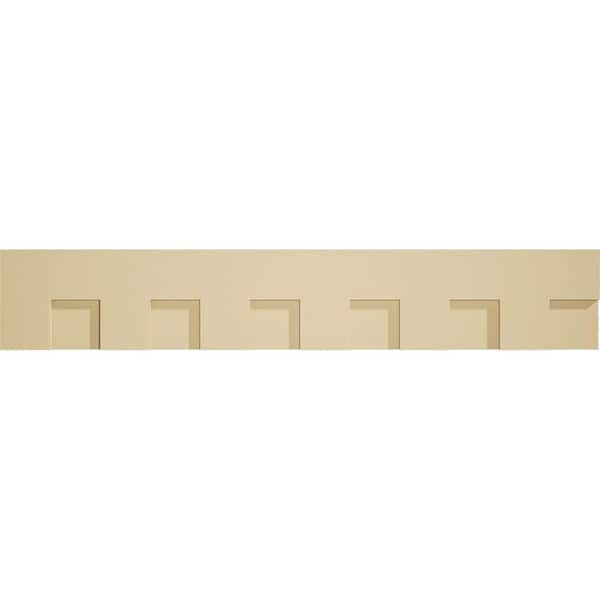 1 in. D x 8 in. W x 48 in. L Primed Polyurethane Panel Moulding