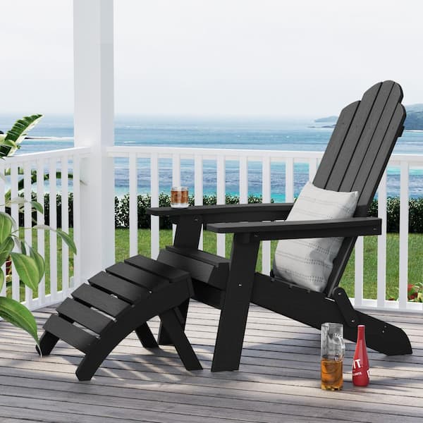 Adirondack chair on sale ottoman plastic