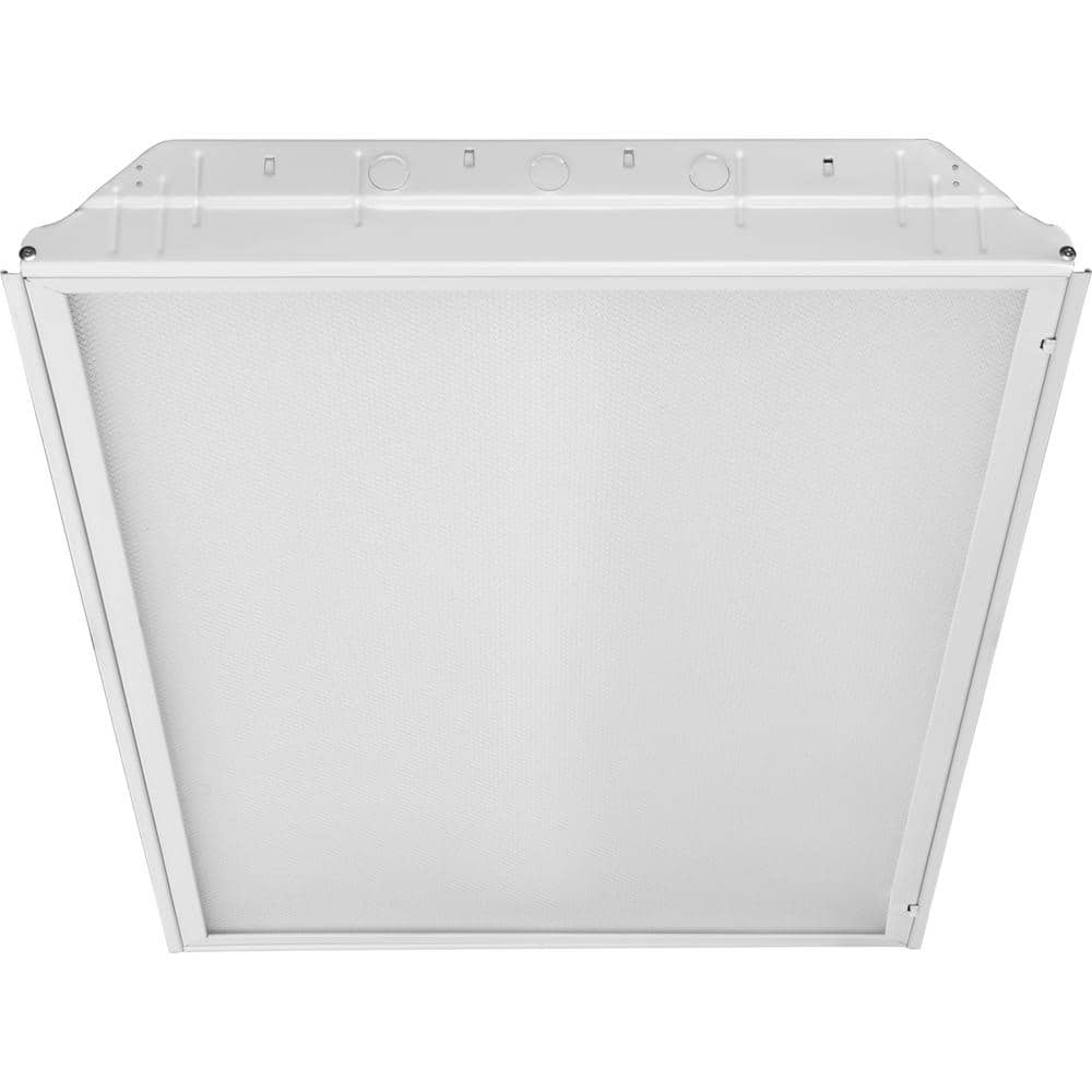 White 48-Inch LED Fluorescent Indoor/Outdoor Troffer Light