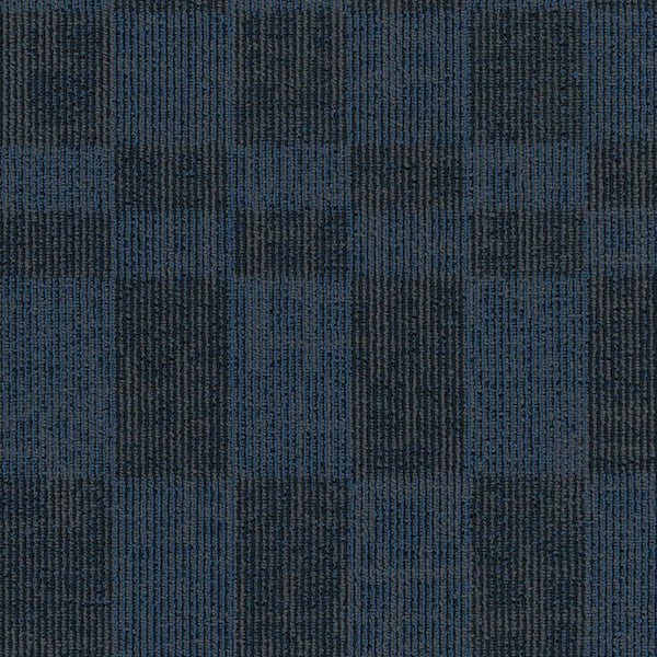 Rustic Wear-Blackboard-Multi-Colored Commercial/Residential 24 x 24 in. Glue-Down Carpet Tile Square (72 sq. ft. )