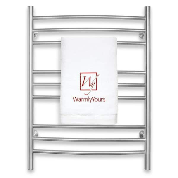 32 in. 9-Bars Stainless Steel Riviera Dual Connect Towel Warmer in Brushed