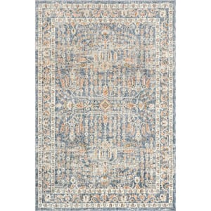 Gray 5 ft. 3 in. x 7 ft. 6 in. Rosalind Traditional Persian Area Rug