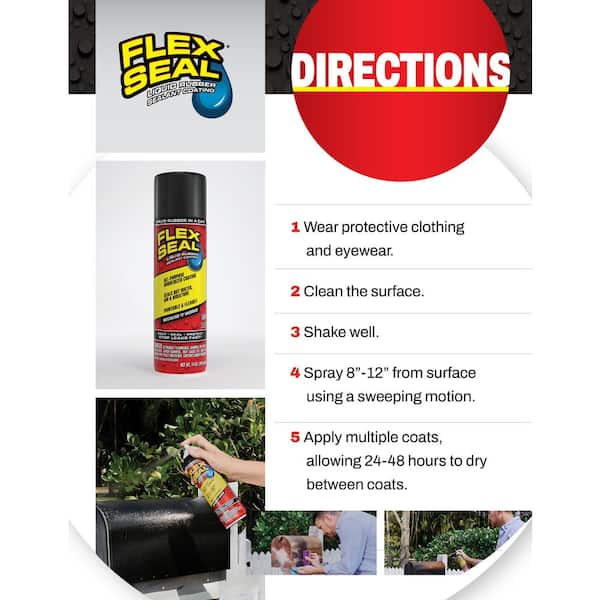 FLEX SEAL FAMILY OF PRODUCTS Flex Seal Clear 14 oz. Aerosol Liquid 