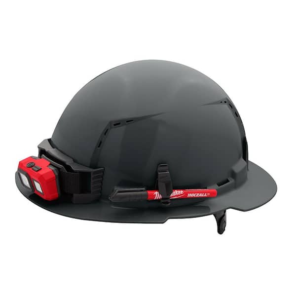 Milwaukee BOLT Gray Type 1 Class C Full Brim Vented Hard Hat with