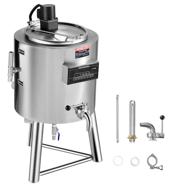 VEVOR Milk Pasteurizer 30 L, Commercial Milk Pasteurization Machine, Food Grade 304 Stainless Steel