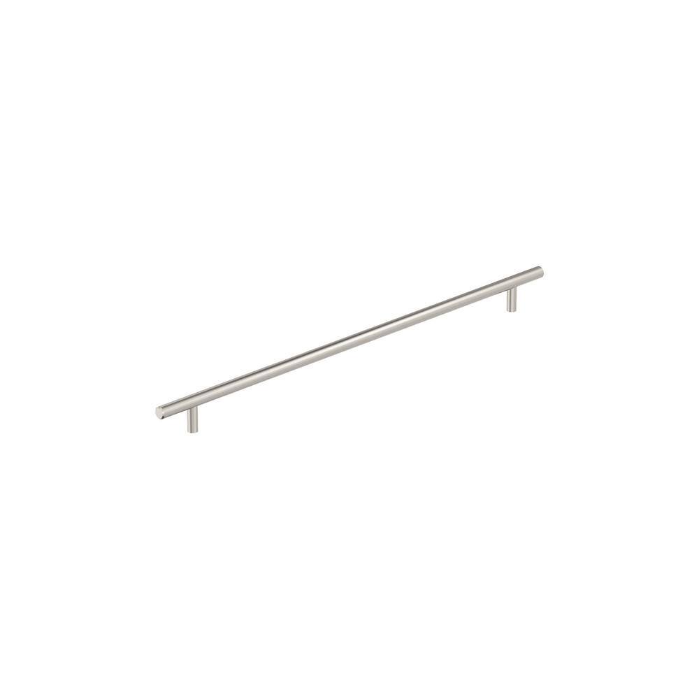 Bar Pulls 16-3/8 in. (416mm) Center-to-Center Satin Nickel Bar Cabinet Pull price history on PriceWatchPro