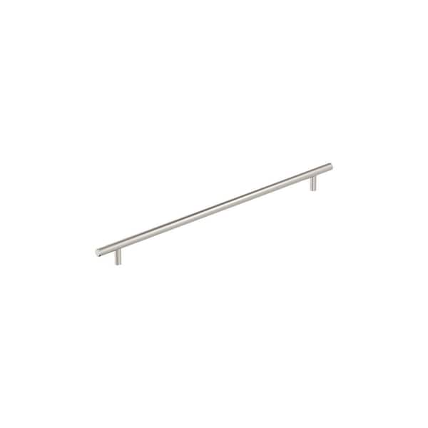 Bar Pulls 16-3/8 in. (416mm) Center-to-Center Satin Nickel Bar Cabinet Pull