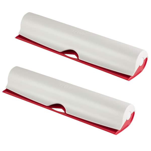Hutzler Red Refillable Wrap Dispensers (Set of 2)