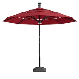 11 ft. Market Patio Umbrella in Red