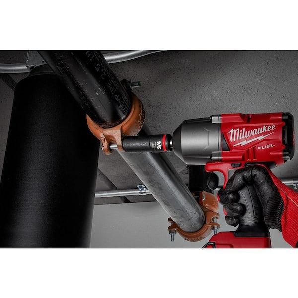 Milwaukee - SHOCKWAVE 3/8 in. Drive SAE Standard 6 Point Impact Socket Set (6-Piece)
