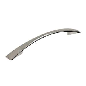 Silverthorn Collection 5 1/16 in. (128 mm) Polished Nickel Modern Cabinet Arch Pull