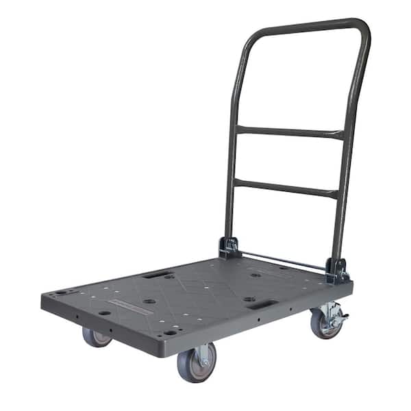 Folding Hand Truck Durable Heavy Duty Utility Cart Easy To Storage Black 4 Types 