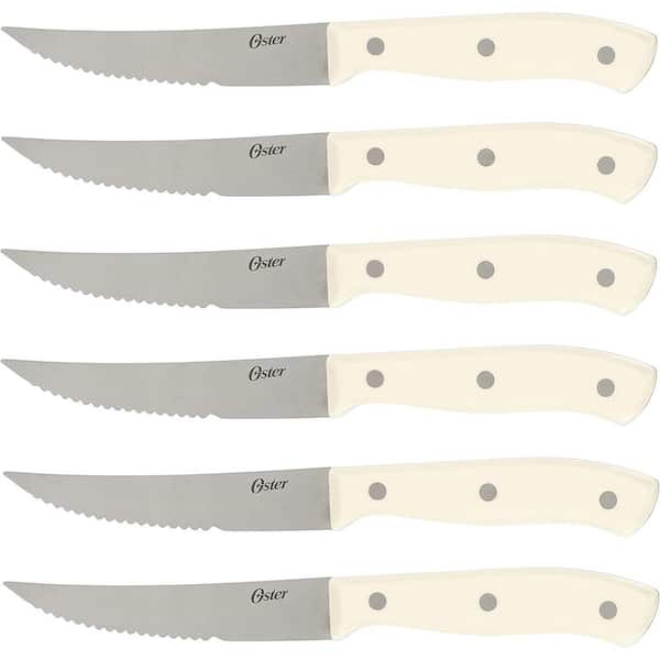 Oster Langmore 15 Piece Stainless Steel Blade Cutlery Set in Mint 