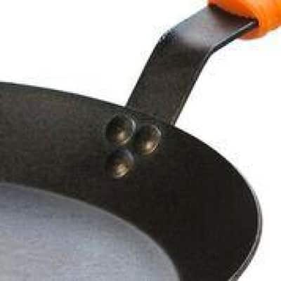 12 in. Carbon Steel Skillet in Black with Comfort Grip Handle