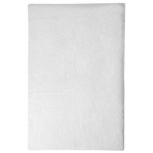 Mmlior White 8 ft. x 10 ft. Soft Faux Rabbit Fur Area Rug