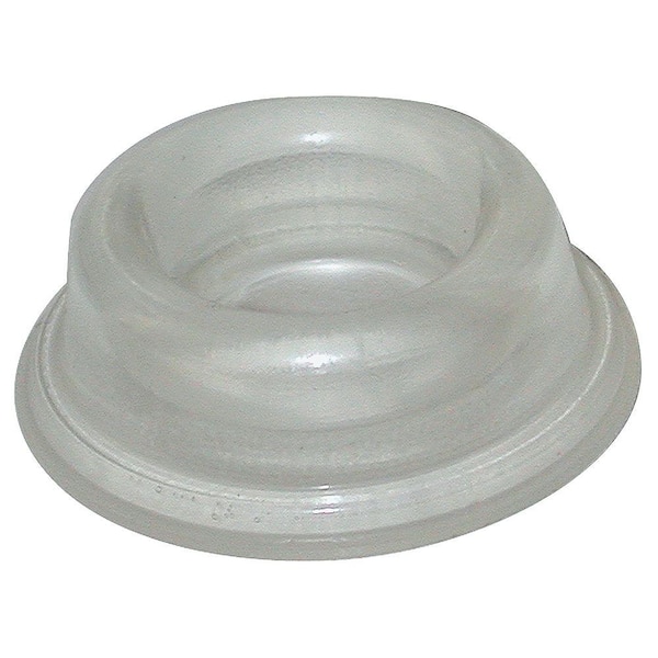 Shepherd 1-3/4 in. Clear Wall-Mounted Doorstop