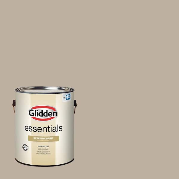 Glidden Essentials 1 gal. PPG1021-3 Discover Satin Exterior Paint