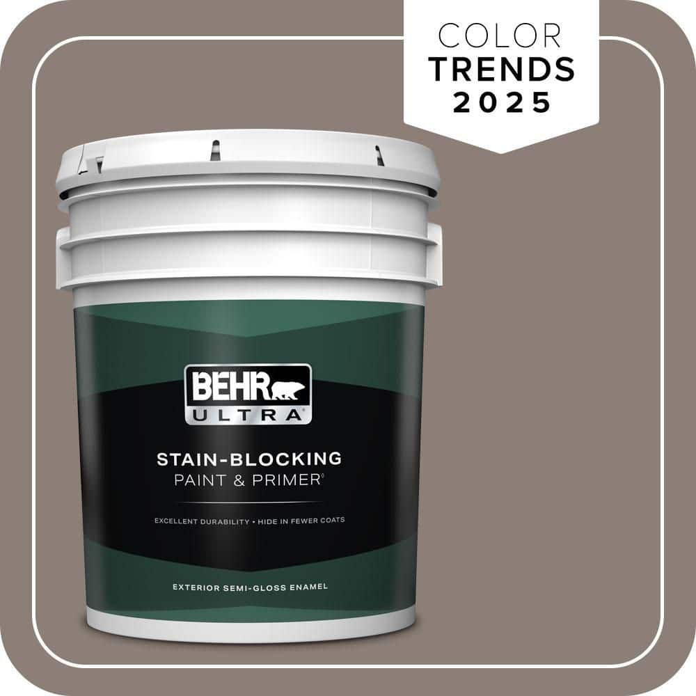 5 gal. Home Decorators Collection #HDC-NT-27B Wild Truffle Semi-Gloss Enamel Exterior Paint & Primer price history on PriceWatchPro
