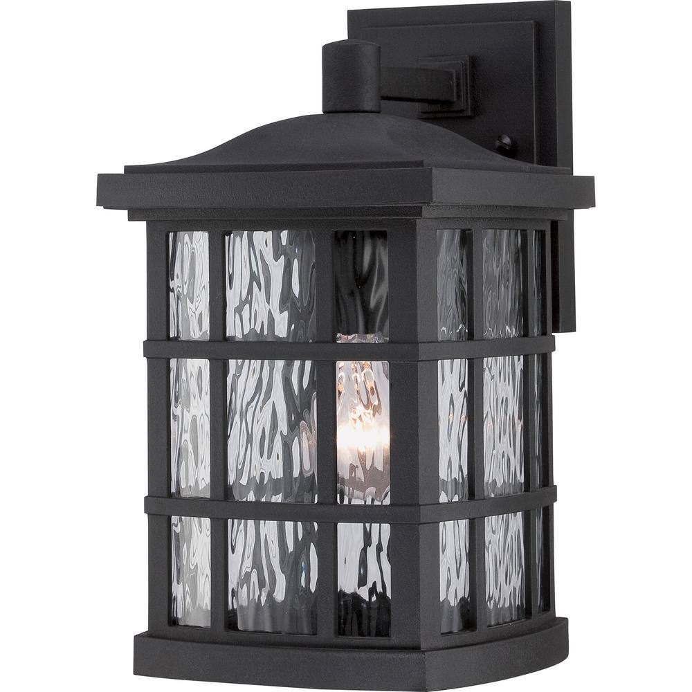 Stonington 1-Light Black Outdoor Wall Lantern Sconce price history on PriceWatchPro