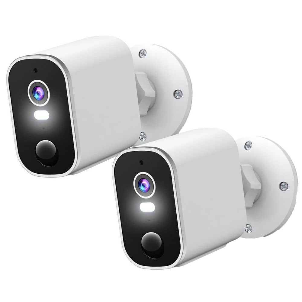 2-Pack Wireless Outdoor Security Camera with 2K HD, AI Motion Detection, Color Night Vision, IP65 Waterproof, 2-Way Talk price history on PriceWatchPro