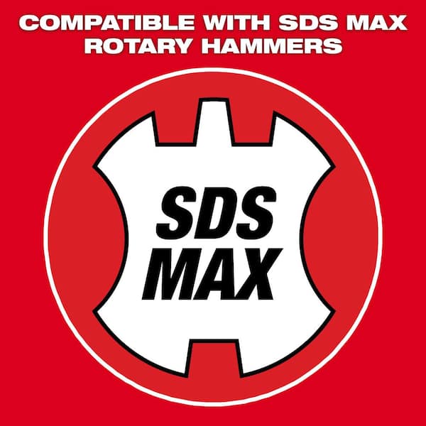 Milwaukee 48-62-4094 16" SDS Max Steel Clay Spade Rotary Hammer Drill Bit 