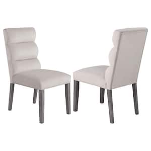 Carla Stone Upholstered Dining Side Chair (Set of 2)