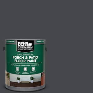 1 gal. #PPU26-23A Dark Secret Low-Lustre Enamel Interior/Exterior Porch and Patio Floor Paint