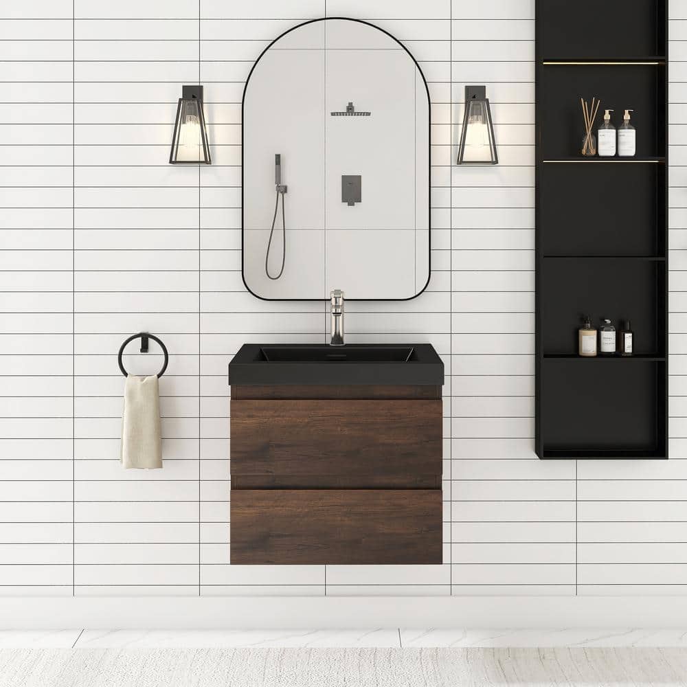 24 in. W x 19.5 in. D x 22.5 in. H Single Sink Bathroom Vanity Side Cabinet