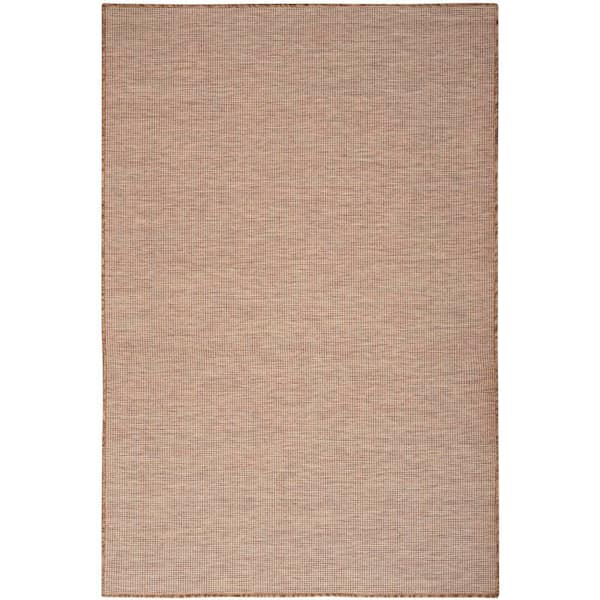 Nourison Positano Jute 7 ft. x 10 ft. Solid Contemporary Indoor/Outdoor Area Rug